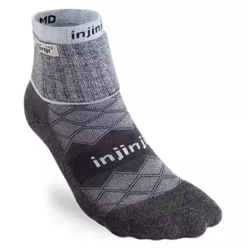 Носки Injinji Liner + Runner, серый