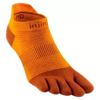 Носки Injinji Run Lightweight No-Show, оранжевый