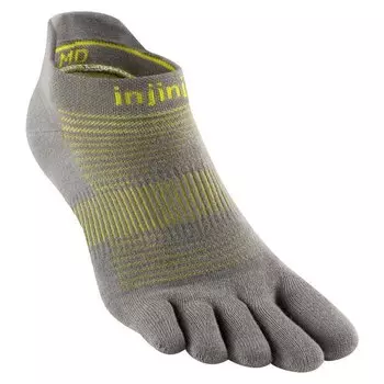 Носки Injinji Run Lightweight No-Show, серый