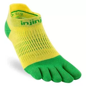 Носки Injinji Run Lightweight No-Show, желтый