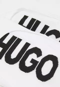 Носки INVISIBLE 3 PACK HUGO, белый