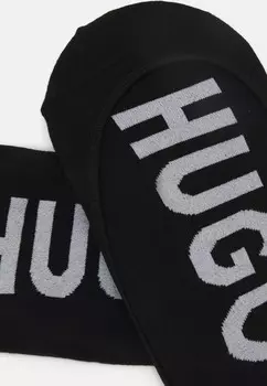 Носки INVISIBLE 3 PACK HUGO, черный