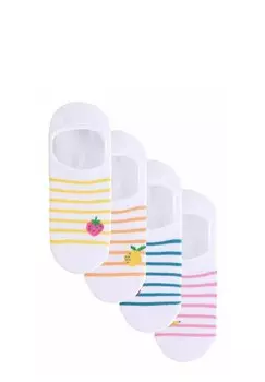Носки INVISIBLE 4 PACK Next, белый