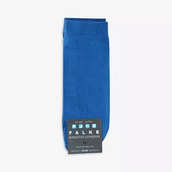 Носки из эластичного хлопка Sensitive London с эластичными манжетами Falke, цвет sapphire