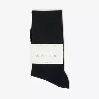 Носки из эластичного смесового хлопка Cotton Touch длиной до щиколотки Falke, черный