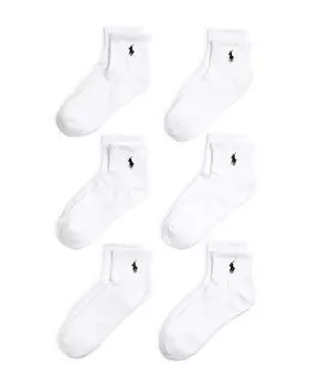 Носки из хлопковой смеси Performance Quarter, упаковка из 6 шт. Polo Ralph Lauren