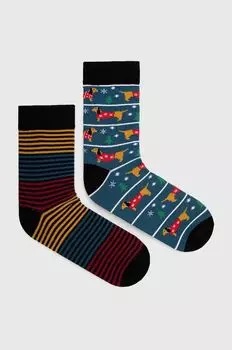 Носки из медицинского хлопка, 2 пары Medicine, мультиколор