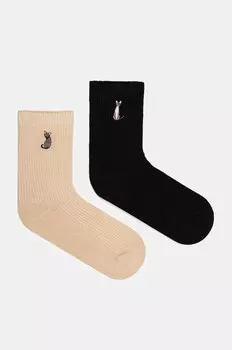 Носки из медицинского хлопка, 2 шт Medicine, мультиколор