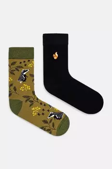 Носки из медицинского хлопка, 2 шт Medicine, мультиколор