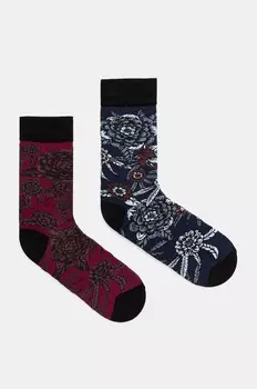 Носки из медицинского хлопка, 2 шт Medicine, мультиколор