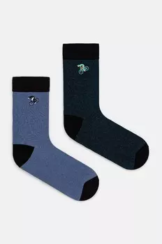 Носки из медицинского хлопка, 2 шт Medicine, мультиколор