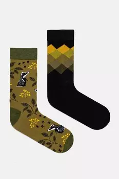 Носки из медицинского хлопка, 2 шт Medicine, мультиколор