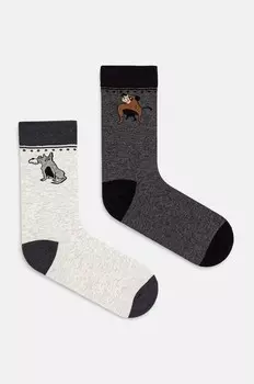 Носки из медицинского хлопка, 2 шт Medicine, мультиколор