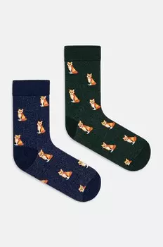 Носки из медицинского хлопка, 2 шт Medicine, мультиколор