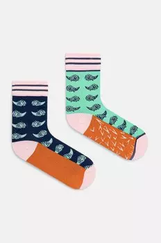 Носки из медицинского хлопка, 2 шт Medicine, мультиколор