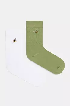 Носки из медицинского хлопка, 2 шт Medicine, мультиколор