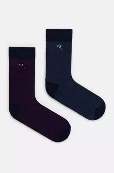 Носки из медицинского хлопка, 2 шт Medicine, мультиколор