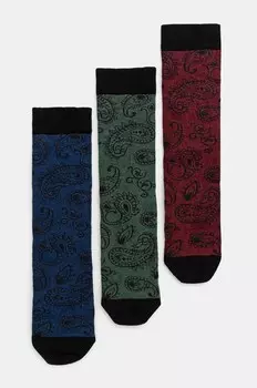 Носки из медицинского хлопка, 3 шт Medicine, мультиколор