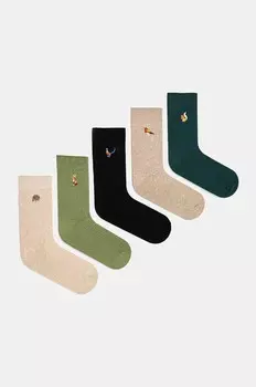 Носки из медицинского хлопка, 5 шт Medicine, мультиколор