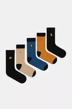 Носки из медицинского хлопка, 5 шт Medicine, мультиколор