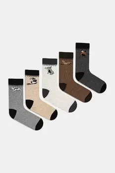 Носки из медицинского хлопка, 5 шт Medicine, мультиколор