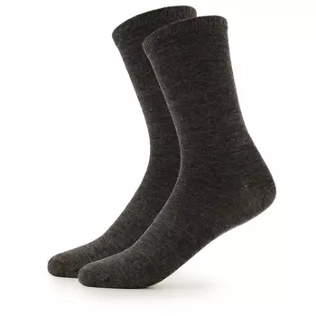 Носки из мериноса Alpacasocks&Co Merino Lifestyle 2 Pack, темно серый