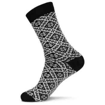Носки из мериноса Dale Of Norway Bjory Socks, цвет Black/Off White