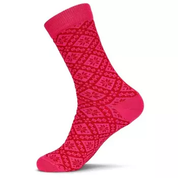 Носки из мериноса Dale Of Norway Bjory Socks, цвет Red/Pink