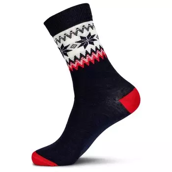 Носки из мериноса Dale Of Norway Myking Socks, цвет Navy/Red/Off White