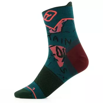 Носки из мериноса Ortovox Alpine Light Quarter Socks, цвет Pacific Green