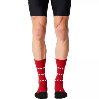 Носки из мериносового сердца Fingerscrossed, красный