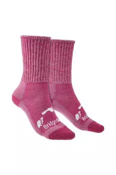 Носки из мериносовой шерсти | Носки для ходьбы и походов на открытом воздухе Bridgedale, розовый