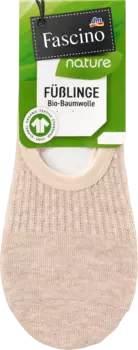 Носки из натурального хлопка бежевого размера. 39-42 10шт Fascino