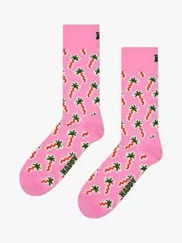 Носки из пальмового дерева Happy Socks, розовый
