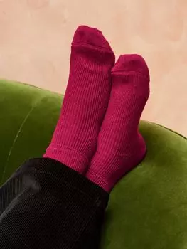 Носки из смеси кашемира Brora, шелковица