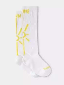 Носки из смесового хлопка good morning sunshine Raey, белый