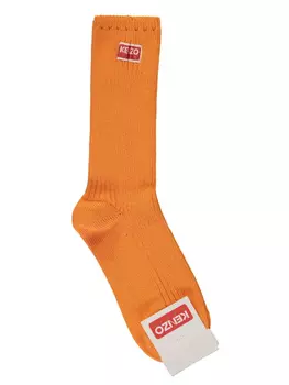 Носки из смесового хлопка Kenzo, оранжевый