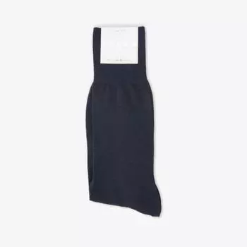 Носки из смесового шелка с фирменной подошвой № 4 длиной до экипажа Falke, темно-синий