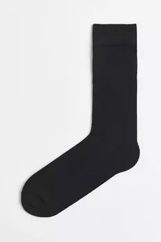 Носки из смесовой шерсти H&M, черный