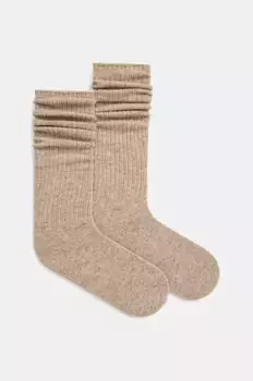 Носки из смесовой шерсти Medicine, бежевый