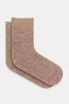 Носки из смесовой шерсти Medicine, бежевый
