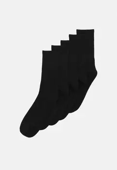 Носки JACBASIC TENNIS SOCK 5 PACK Jack & Jones, черный