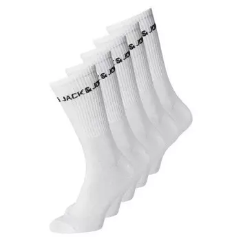Носки Jack & Jones Basic Logo Tennis 5 шт, белый
