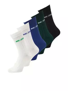 Носки JACK & JONES, цвет Royal blue/Dark green/Black/White
