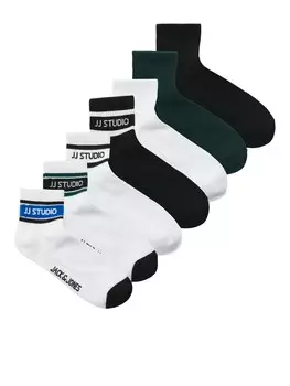 Носки JACK & JONES JACHUGH, цвет Fir/Black/White