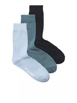 Носки JACK & JONES JACVINCE, цвет Cyan blue/Light blue/Black