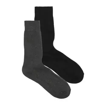 Носки Jack & Jones Premium 2 pairs, серый/черный