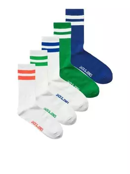 Носки JACK & JONES Socks JACDEHLI, цвет blue/green/white