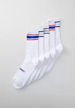 Носки JACMOSCOW TENNIS SOCKS 5 PACK Jack & Jones, белый