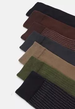 Носки JACTYLER SOCKS 7 PACK Jack & Jones, коричневый